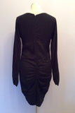 Firetrap Black Long Sleeve Pencil Dress Size M - Whispers Dress Agency - Womens Dresses - 4