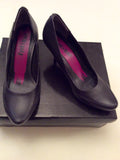 Firetrap Black Leather Striped Heels Size 4/37 - Whispers Dress Agency - Sold - 2