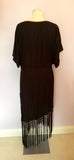 NEW MONSOON BLACK KAFTAN/ SUNDRESS SIZE L - Whispers Dress Agency - Sold - 3
