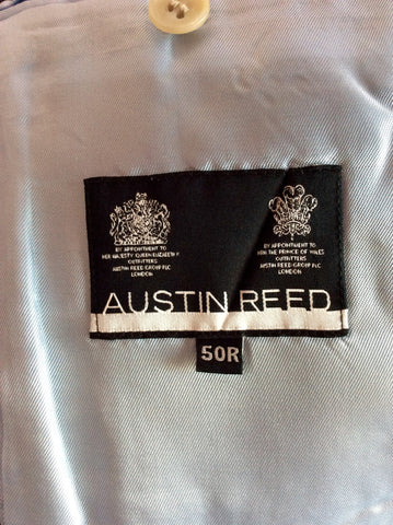 AUSTIN REED DARK GREY LINEN SUIT JACKET SIZE 50R - Whispers Dress Agency - Sold - 3
