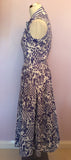 Vintage Jaeger Blue & White Print Cotton Size 10 Approx Fit UK 8 - Whispers Dress Agency - Sold - 2