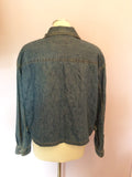 Liz Claibourne Blue Denim Cotton Jacket Size L / XL - Whispers Dress Agency - Womens Coats & Jackets - 2