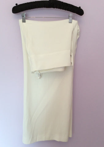 Smart Planet Ivory Trousers Size 14 Fit 16 - Whispers Dress Agency - Sold
