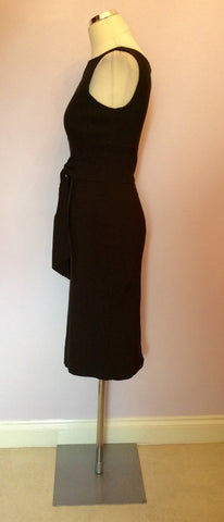 DIVA BLACK WIGGLE PENCIL DRESS SIZE M - Whispers Dress Agency - Sold - 3
