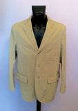 Ralph Lauren Beige Cotton Jacket Size L - Whispers Dress Agency - Sold - 3