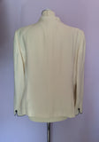 Jacques Vert Ivory & Grey Trim Jacket Size 20 - Whispers Dress Agency - Sold - 2