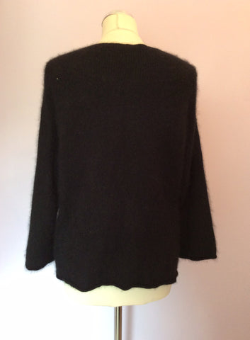 Marks & Spencer Autograph Black Angora Blend Cardigan Size 20 - Whispers Dress Agency - Sold - 3