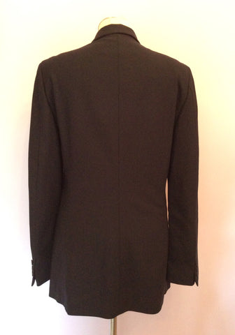 TED BAKER ENDURANCE BLACK WOOL JACKET SIZE 12 - Whispers Dress Agency - Womens Suits & Tailoring - 2