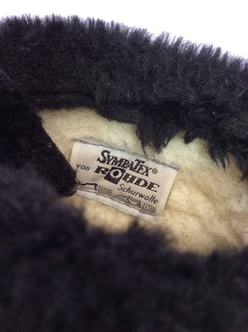 Rohde Black Lace Up Faux Fur Trim Ankle Boots Size 6/39 - Whispers Dress Agency - Womens Boots - 5