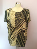 Jacques Vert Striped Blouse & Marigold Long Jacket Size 18/20 - Whispers Dress Agency - Sold - 4