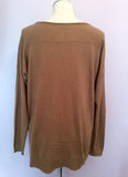 Whistles Light Brown Oversize Jumper Size M - Whispers Dress Agency - Womens Knitwear - 2