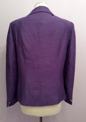 Jacques Vert Purple Jacket Size 14 - Whispers Dress Agency - Sold - 2
