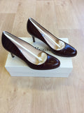 BRAND NEW LK BENNETT SABIRA CHOCOLATE BROWN CROC LEATHER HEELS SIZE 6/39 - Whispers Dress Agency - Sold - 3