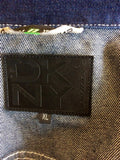 DKNY JEANS DARK BLUE DENIM JACKET SIZE XL - Whispers Dress Agency - Womens Coats & Jackets - 5
