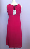 Brand New Per Una Speziale Fuchsia Pink Occasion Dress Size 10 - Whispers Dress Agency - Womens Dresses - 3