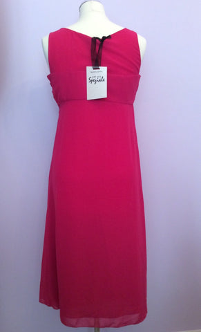 Brand New Per Una Speziale Fuchsia Pink Occasion Dress Size 10 - Whispers Dress Agency - Womens Dresses - 3