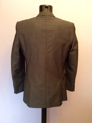 Brand New Jaeger Grey Wool & Mohair Contemporary Suit Jacket Size 38R - Whispers Dress Agency - Sold - 3