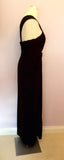 Coast Black Pleated One Shoulder Long Evening Dress Size 12 - Whispers Dress Agency - Sold - 3