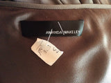 Amanda Wakeley Dark Grey Silk Grecian Style Dress Size 16 - Whispers Dress Agency - Sold - 5