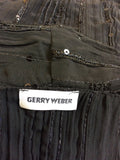 GERRY WEBER BLACK SEQUINNED CRINKLE BLOUSE & SKIRT SIZE 16 - Whispers Dress Agency - Womens Suits & Tailoring - 6