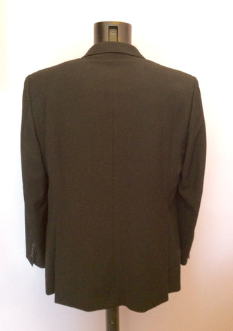 Douglas Black Pinstripe Pure Wool Jacket Size 42R - Whispers Dress Agency - Mens Suits & Tailoring - 2
