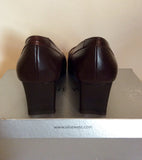 Nine West Brown Leather Buckle Strap Heels Size 7/40 - Whispers Dress Agency - Womens Heels - 5