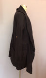 Miss Sugar Dark Grey Linen Jacket Size XL - Whispers Dress Agency - Womens Coats & Jackets - 2