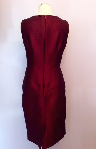 Alexon Deep Red Occasion Dress & Bolero Jacket Size 10/12 - Whispers Dress Agency - Sold - 4