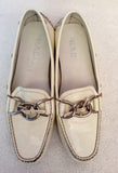 Prada White Patent Leather Loafers Size 5/38 - Whispers Dress Agency - Sold - 2