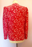 Vintage Jaeger Pink Floral Print Blouse Size 34" Approx 10/12 - Whispers Dress Agency - Sold - 2