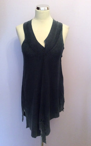 All Saints Blue Washed Out Ampa Fine Knit Dress / Top Size 10 - Whispers Dress Agency - Sold - 1