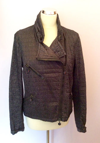 Moncler Black Smocked 'Glacier' Jacket Size 4/XL - Whispers Dress Agency - Sold - 3