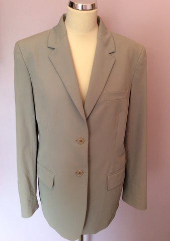 CALVIN KLEIN LIGHT GREY TROUSER SUIT SIZE 16 - Whispers Dress Agency - Womens Suits & Tailoring - 2