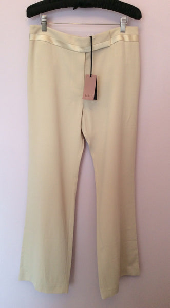 BRAND NEW COAST NATURAL 'ROISELLA' TROUSERS SIZE 14 - Whispers Dress Agency - Womens Trousers - 1