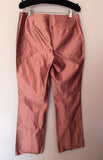KAREN MILLEN PINK SILK BUSTIER TOP & TROUSERS SUIT SIZE 12/14 - Whispers Dress Agency - Womens Suits & Tailoring - 6