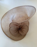 Brand New Fischers Natural Flower Trim Shaped Hat On Head Band - Whispers Dress Agency - Sold - 5