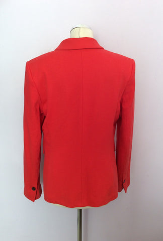OUI CORAL COTTON BLEND JACKET SIZE 14 - Whispers Dress Agency - Womens Coats & Jackets - 4