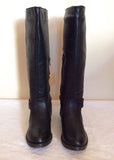New In Box Marietta's Black & Silver Ankle Trim Boots Size 4/37 - Whispers Dress Agency - Womens Boots - 2