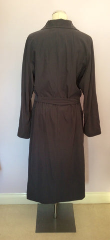 Per Una Dark Grey Trench Coat / Mac Size L - Whispers Dress Agency - Sold - 3