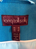 LONG TALL SALLY TURQOUISE JACKET SIZE 18 - Whispers Dress Agency - Womens Coats & Jackets - 3