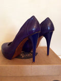 Feud Deep Purple Voodoo Leather Heels Size 7/40 - Whispers Dress Agency - Womens Heels - 4