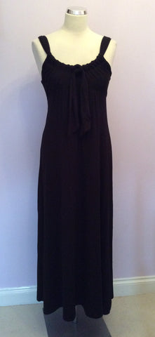 Monsoon Black Maxi Dress Size 8 - Whispers Dress Agency - Womens Dresses - 1