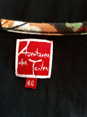 Adventures Des Toiles Multi Coloured Print Top Size 46 UK 18 - Whispers Dress Agency - Sold - 2