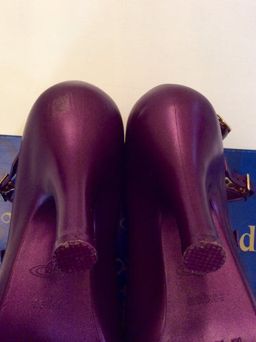VIVIENNE WESTWOOD ANGLOMANIA LILAC/PURPLE 3 STRAP HEELS SIZE 6/39 - Whispers Dress Agency - Sold - 5