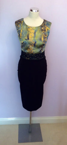 Brand New Diva Catwalk Snakeskin Print Bodycon Dress Size M - Whispers Dress Agency - Sold - 1