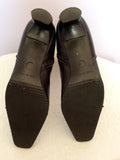 Lorbac Black Leather Calf Length Boots Size 5/38 - Whispers Dress Agency - Sold - 5