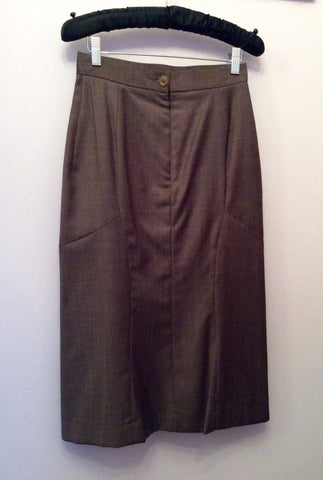 Vivienne Westwood Red Label Brown Wool Skirt Suit Size 42 UK 10 - Whispers Dress Agency - Sold - 6
