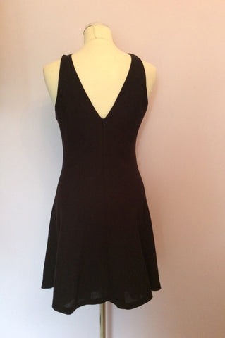 Laura Ashley Black Sleeveless Wool Dress Size 14 Fit 12 - Whispers Dress Agency - Womens Dresses - 3