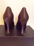 Kurt Geiger Brown Satin Bow Trim Heels Size 3/36 - Whispers Dress Agency - Womens Heels - 4
