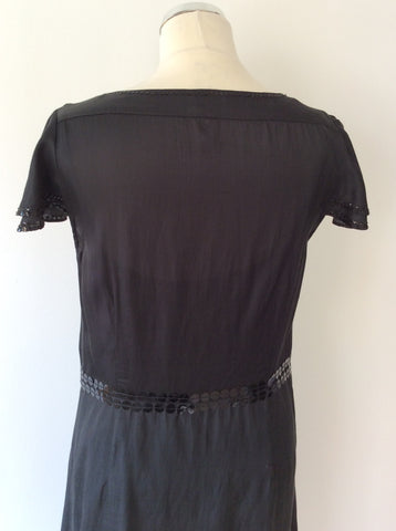 NOA NOA CHARCOAL EMBROIDERED & SEQUINNED DRESS SIZE M - Whispers Dress Agency - Womens Dresses - 7